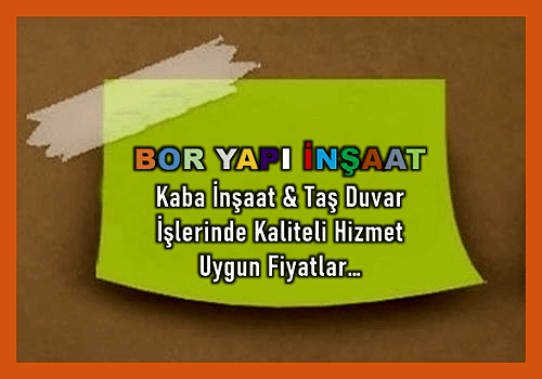 İNŞAAT & TAŞ DUVAR FİYATLARI